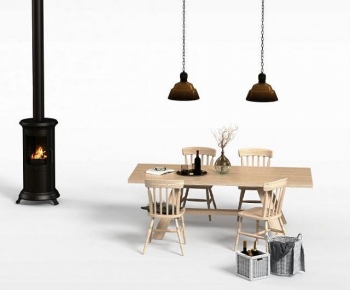 Modern Dining Table And Chairs-ID:194838051