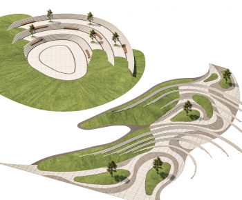 Modern Park Landscape-ID:468135126