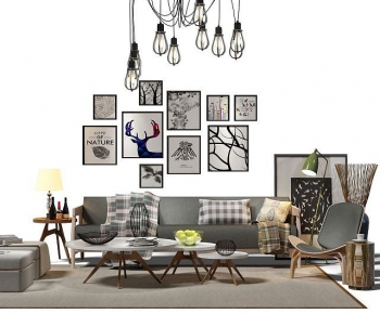 Nordic Style Sofa Combination-ID:908948901