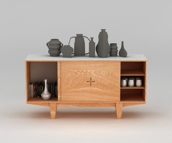 Nordic Style Side Cabinet-ID:409490119