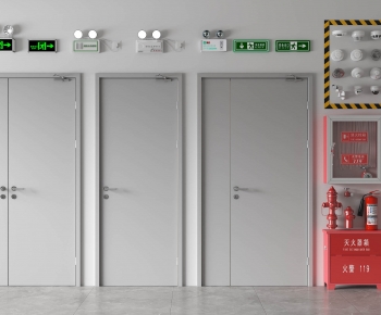 Modern Fire Door-ID:397547013