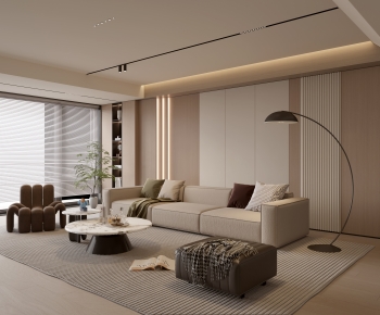 Modern A Living Room-ID:198899981