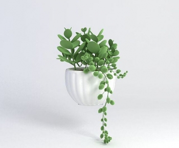 Modern Potted Green Plant-ID:837810999
