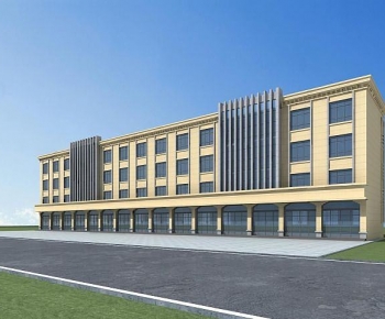 Modern Appearance Of Commercial Building-ID:876183034