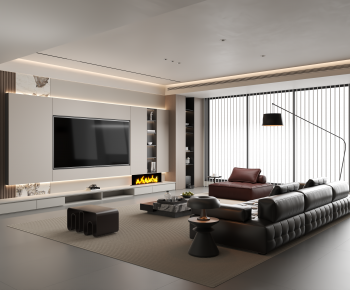 Modern A Living Room-ID:264991043