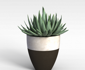 Modern Potted Green Plant-ID:534290087