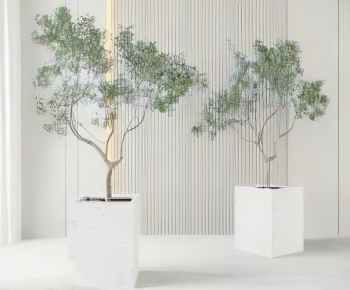 Modern Ground Green Plant Potted Plants-ID:733407975