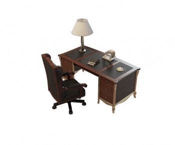 Modern Office Desk And Chair-ID:361834051