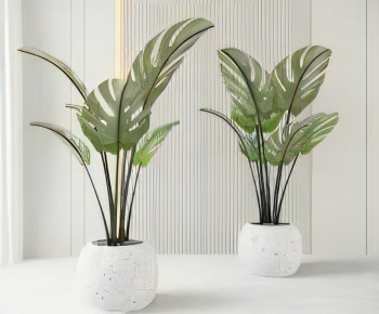 Modern Ground Green Plant Potted Plants-ID:624718904