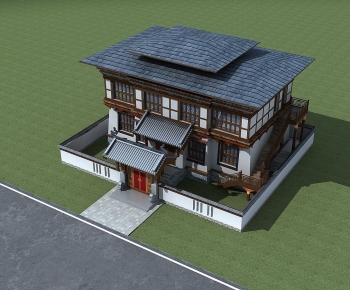 New Chinese Style Detached Villa-ID:578710083