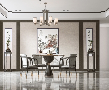 New Chinese Style Dining Room-ID:192749984