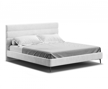 Modern Double Bed-ID:110459337
