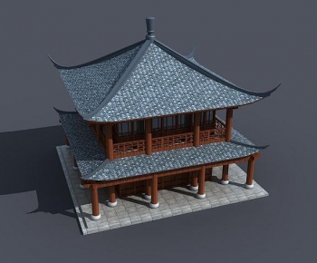 Chinese Style Ancient Architectural Buildings-ID:425085075