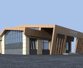 Modern Public Building-ID:752671962