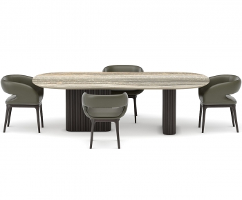 Modern Dining Table And Chairs-ID:377933982