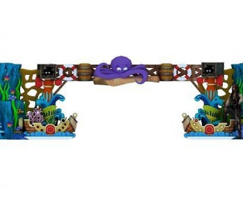 Modern Facade Element-ID:728230596