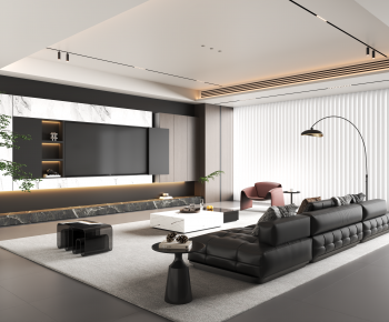 Modern A Living Room-ID:413666966