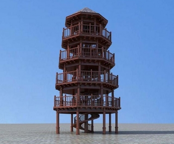 Chinese Style Ancient Architectural Buildings-ID:549535991