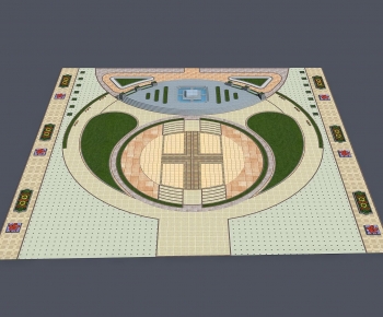 Modern Park Landscape-ID:365679987