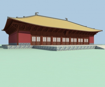 Chinese Style Ancient Architectural Buildings-ID:504059869