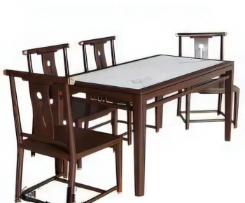 New Chinese Style Dining Table And Chairs-ID:149461986