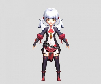 现代游戏角色人物模型华-ID:249088051