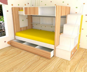 Modern Bunk Bed-ID:197098023