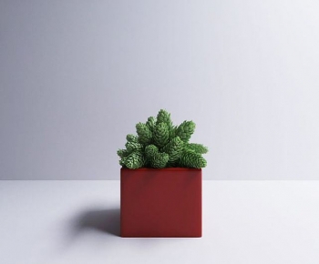 Modern Potted Green Plant-ID:793354034