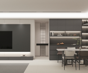 Modern A Living Room-ID:936364898