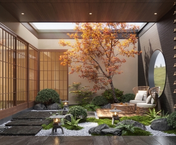 New Chinese Style Courtyard/landscape-ID:628432995