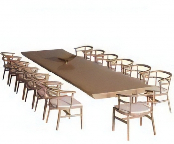 New Chinese Style Dining Table And Chairs-ID:626799116