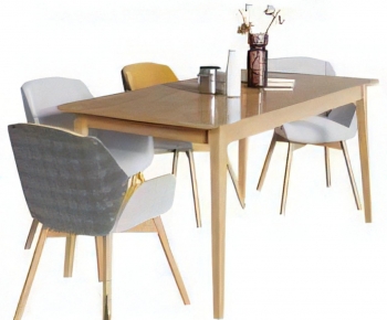Modern Dining Table And Chairs-ID:566880757