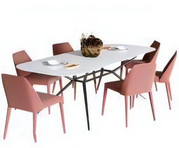 Modern Dining Table And Chairs-ID:849414119
