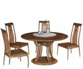 New Chinese Style Dining Table And Chairs-ID:303903109