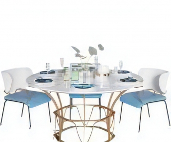 Modern Dining Table And Chairs-ID:124497893