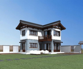 New Chinese Style Detached Villa-ID:251446961