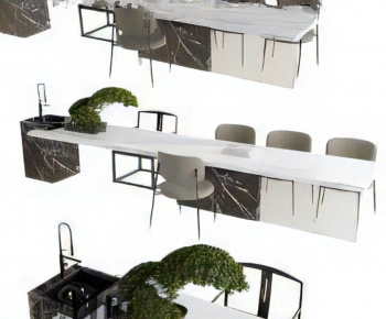 Modern Dining Table And Chairs-ID:127070907