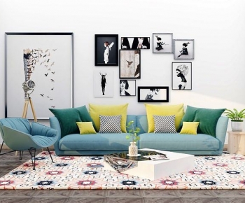 Nordic Style Sofa Combination-ID:296549867