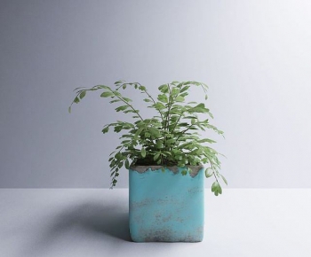 Modern Potted Green Plant-ID:149913071