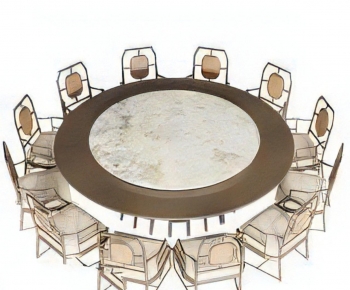 New Chinese Style Dining Table And Chairs-ID:544044972