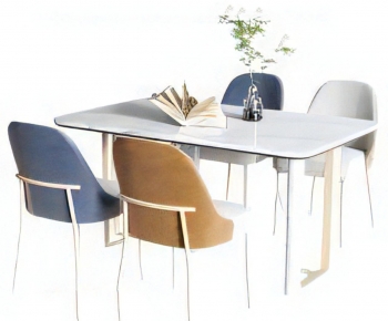 Modern Dining Table And Chairs-ID:429016116