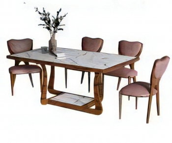 American Style Dining Table And Chairs-ID:922672992
