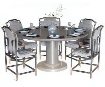 New Chinese Style Dining Table And Chairs-ID:705590211