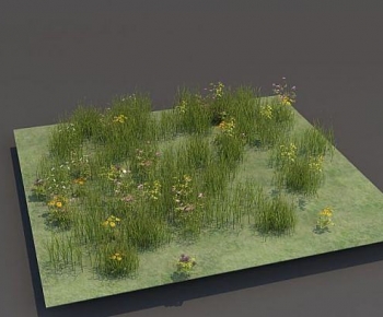 Modern Flowers And Grass-ID:637216094