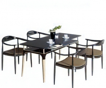 New Chinese Style Dining Table And Chairs-ID:386409877