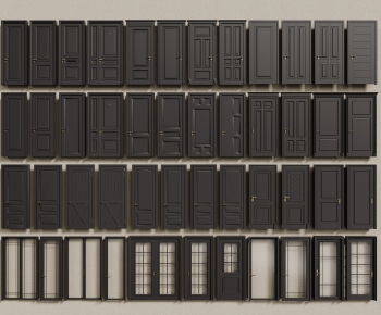 French Style Single Door-ID:621464017