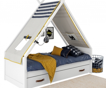 Modern Child's Bed-ID:946326972