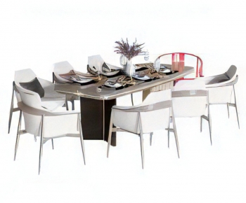 New Chinese Style Dining Table And Chairs-ID:330839262