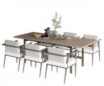 New Chinese Style Dining Table And Chairs-ID:759633063