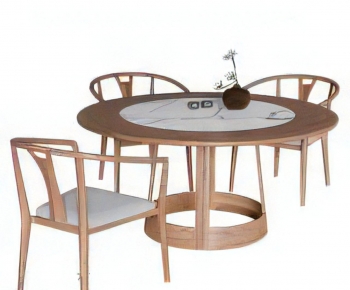 New Chinese Style Dining Table And Chairs-ID:578179425